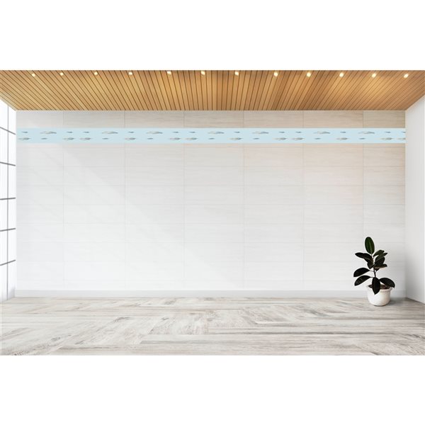 Dundee Deco 7-in Blue Self-Adhesive Wallpaper Border