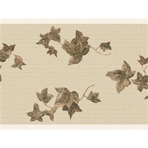 Dundee Deco 7-in Nature Green Self-Adhesive Wallpaper Border