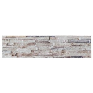 Dundee Deco Falkirk Uffcott 3.3-ft x 0.8-ft Beige, Pink and Brown 36.4-sq. ft. 3D Wall Panel - Set of 14