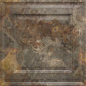 Dundee Deco Falkirk Perth 24-in x 24-in Traditional Simply Rustic Drop Panel Ceiling Tile
