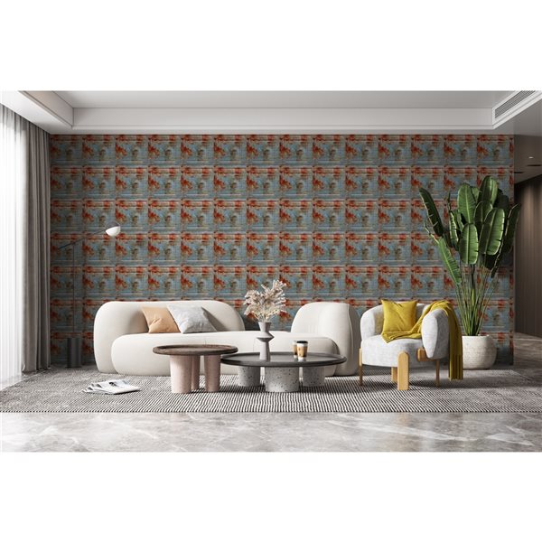 Dundee Deco Falkirk Perth 24-in x 24-in Traditional Old Tin Roof Drop Panel Ceiling Tile