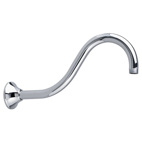 American Standard 12in Chrome Wall Mount Rain Shower Head Arm 1660198.