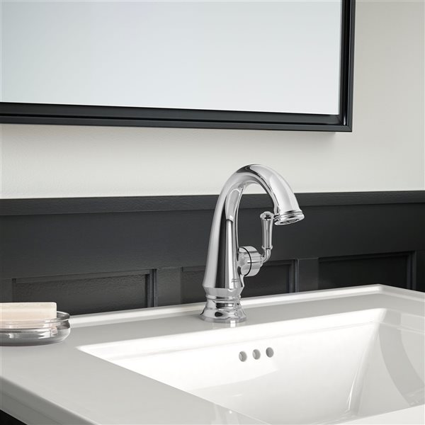 American Standard Delancey Chrome 1-Handle Single Hole Bathroom Sink Faucet