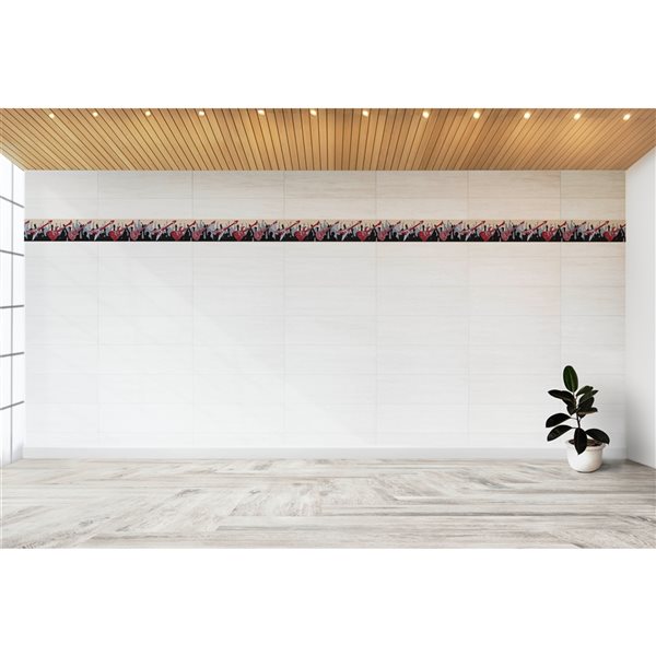 Dundee Deco Music Red Black Grey Guitars Peel and Stick Wallpaper ...