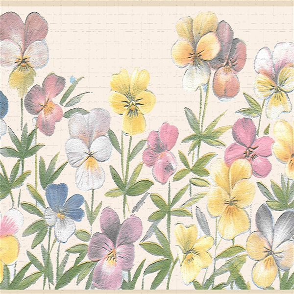 Bordure De Papier Peint Pailletée Rouge Et Rose 4 X 118 Cm - Autocollante