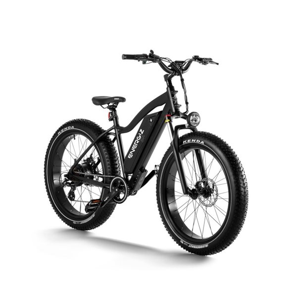 EnergizBike Giant 26 in Black Unisex Electric Fat Bike RONA