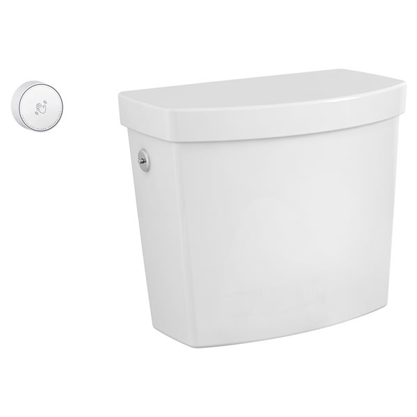 Cadet Pro 4.8L Single Flush Toilet Tank Only in White