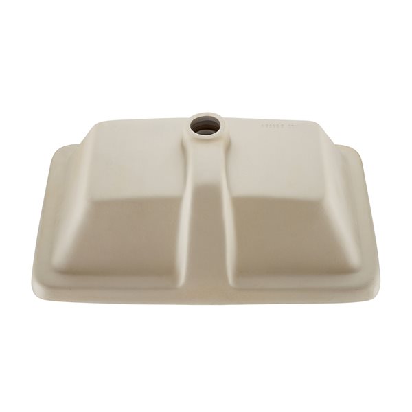 Swiss Madison Voltaire White Ceramic Undermount Rectangular Bathroom Sink (19.7-in x 21-in)