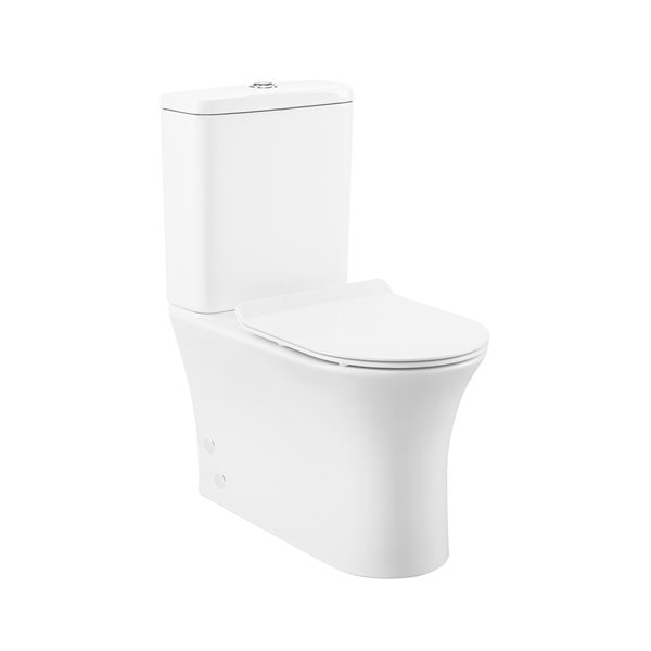 American Elongated Rear Outlet P-Trap 2 Piece Toilet Kit