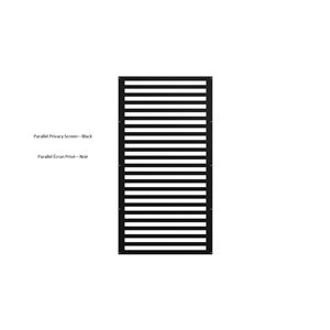 Sunbelly 36 x 68-in Aluminum Black Screen Panel - Parallel (Screen Only)