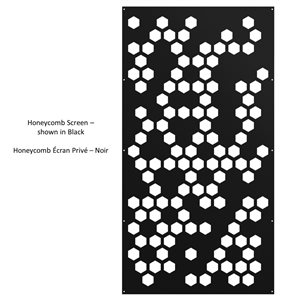 Sunbelly 36 x 68-in Aluminum Black Screen Panel - Honeycomb (Screen Only)