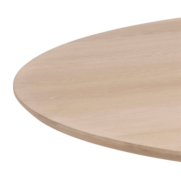 Actona Christo Round White Oak Veneer Dining Table H000021841 RONA