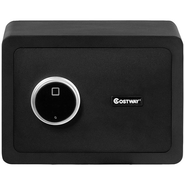 Costway Fingerprint Safe Box Security Box with Inner LED Light