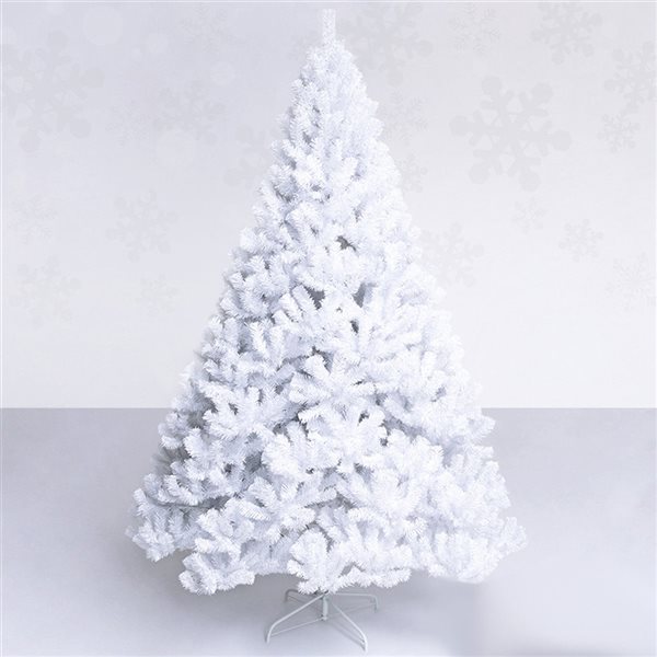 Costway 8ft Artificial PVC Christmas Tree with Stand Holiday Indoor