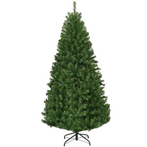 Costway 6-ft Pre-Lit Artificial Christmas Tree Premium Hinged with 350 LED Lights and Stand