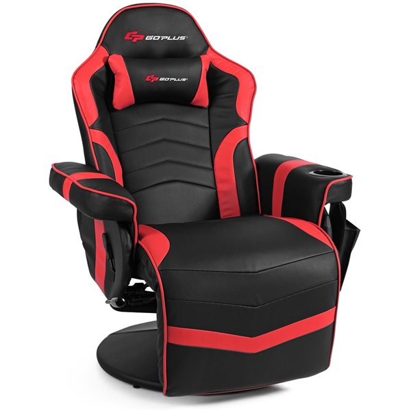 Red and black deals recliner