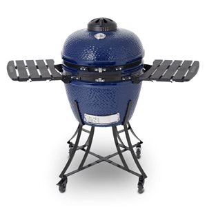 Pit Boss Ceramic 24-in Blue Kamado Charcoal Grill