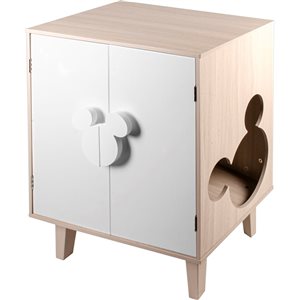 Disney Cat Cabinet - White and Grey
