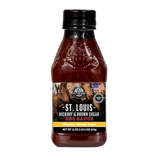 Pit Boss 22-oz. St. Louis Hickory and Brown Sugar BBQ Sauce