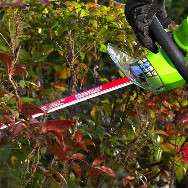 Greenworks 4-Amp 22-in Corded Electric Hedge Trimmer with Rotating Handle