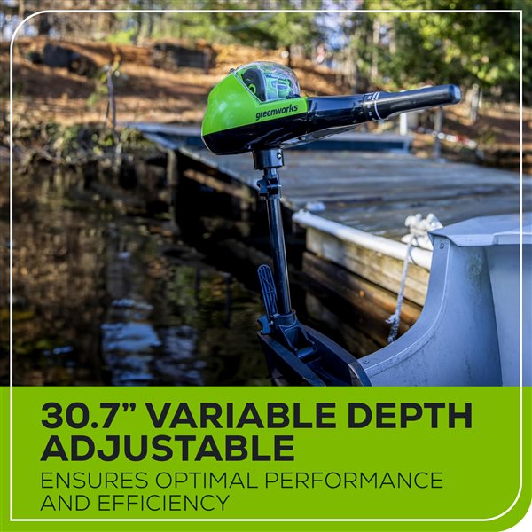 Greenworks 40-Volt 32-lb Trolling Motor - Motor Only