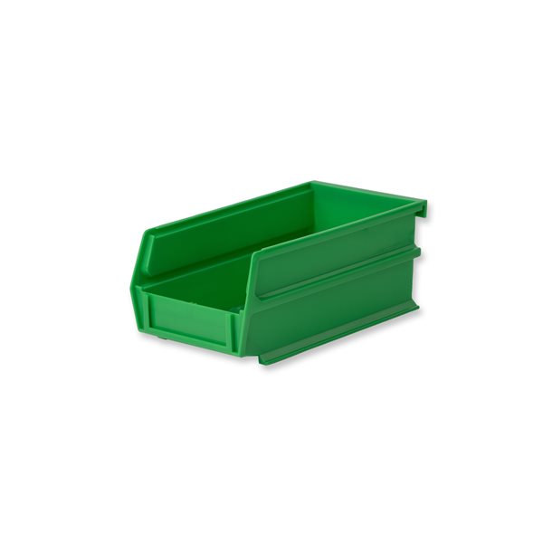Triton Products LocBin 4.13-in W x 3-in H Green Polypropylene Pegboard Baskets - 24-Piece