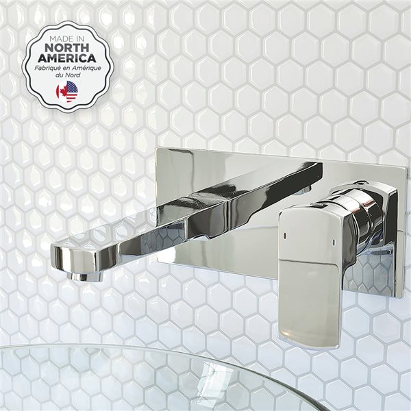 Tuiles autocollantes Hexago de 10 po x 10 po blanches par Smart Tiles, paquet de 4