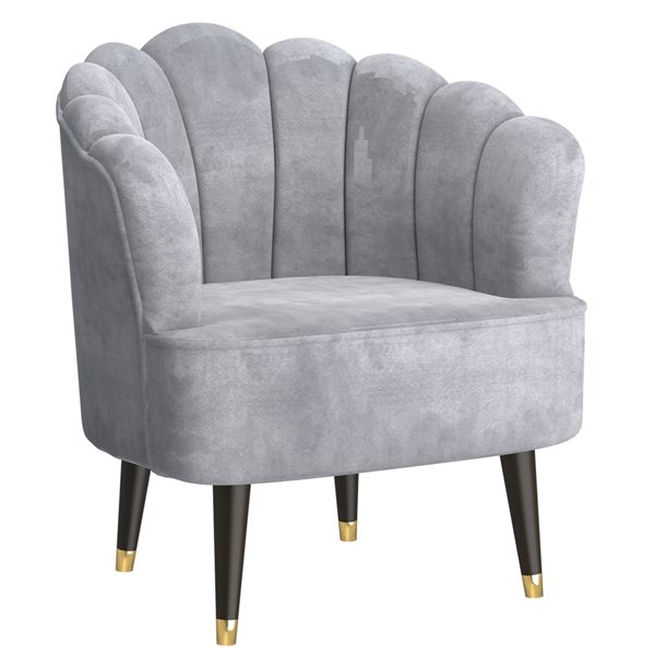 Nspire Modern Grey Velvet Accent Chair 403 586GY RONA   331061600 MainImage 001 L 