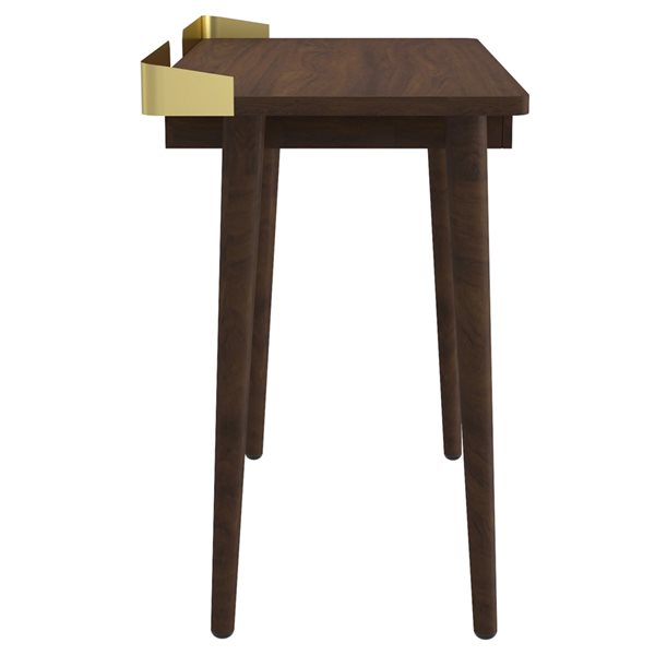 !nspire 20-in Rustic Modern Solid Wood Writing Desk in Brown/Tan