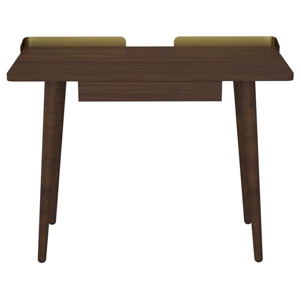 !nspire 20-in Rustic Modern Solid Wood Writing Desk in Brown/Tan