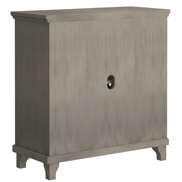 WHI 13-in Grey Composite Curio Cabinet