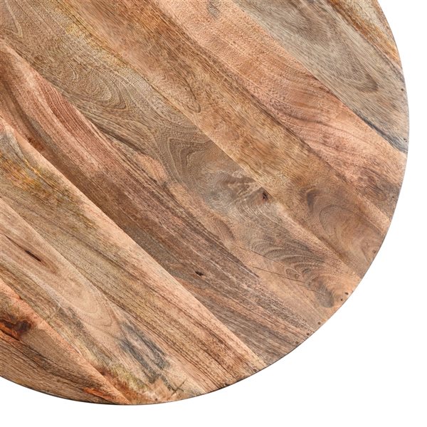 Table basse contemporaine en bois massif par !nspire, naturel