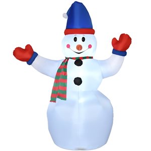 Outsunny 8-ft Inflatable Christmas Snowman