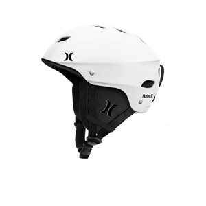 Hurley Adjustable Youth Snow Helmet, White, Medium
