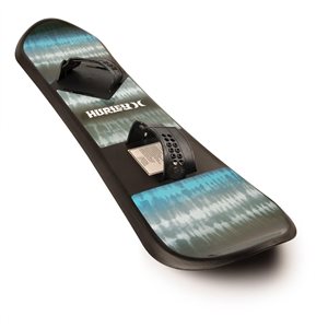 Hurley 37" Beginner Snowboard with Blue Sketch Design