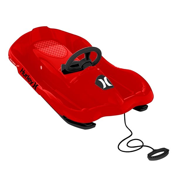 Image of Hurley | Kids Steerable Snow Sled - Red | Rona