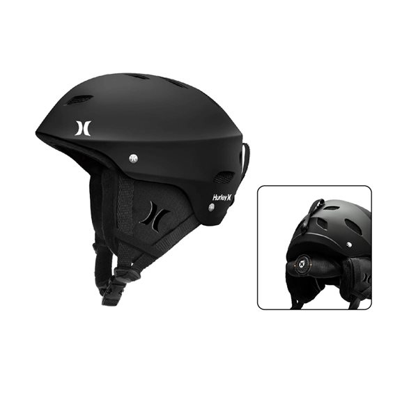 Casque de neige ajustable noir par Hurley, grand