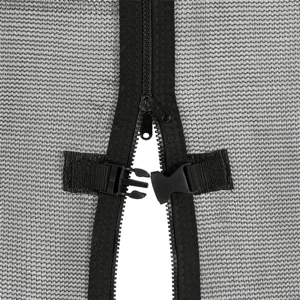 Trampoline Safety Net, Fits 12 FT Round Frame, Using 6 Curved Poles