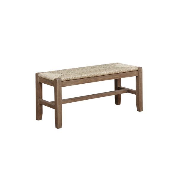 Alaterre Newport Rustic Brown Accent Bench