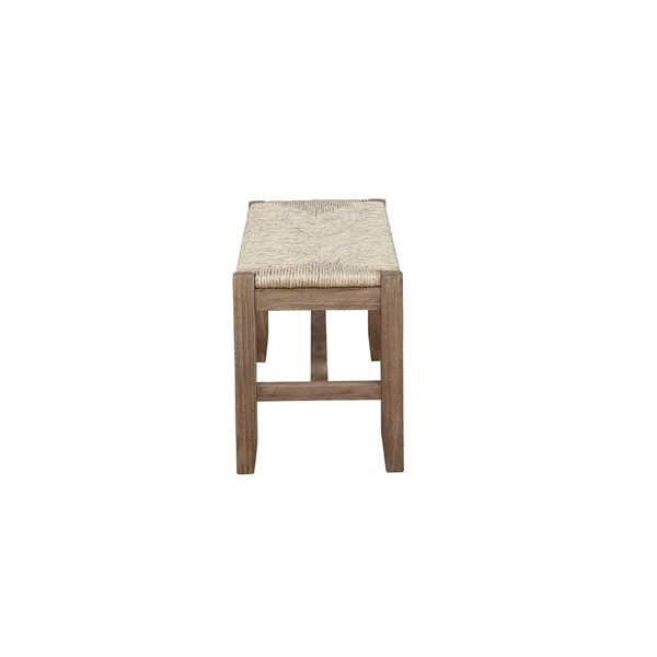 Alaterre Newport Rustic Brown Accent Bench