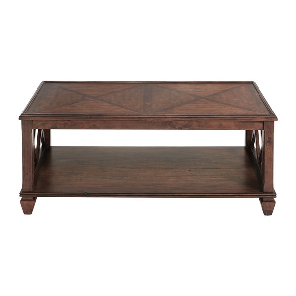 Alaterre Stockbridge Cherry Pine Formal Accent Table Set - 4-Piece