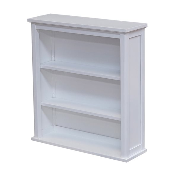 Alaterre Dorset 27-in W x 29-in H x 9-in D White Bathroom Wall Cabinet