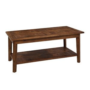 Alaterre Revive Rustic Brown Accent Bench