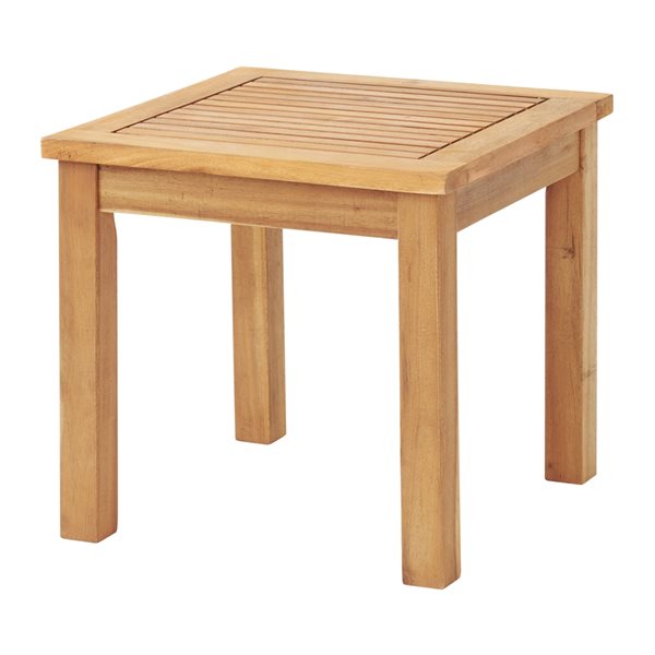 Alaterre Barre Wood Frame Patio Conversation Set - 3-Piece