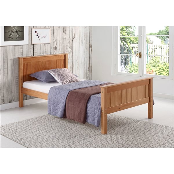 Alaterre Harmony Cinnamon Twin Platform Bed