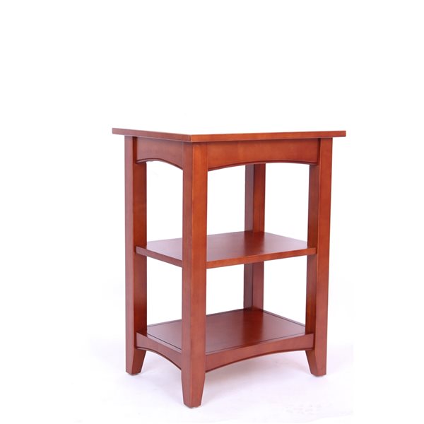 Alaterre Shaker Cottage Cherry Wood Rectangular End Table ASCA0260 RONA