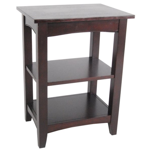 Alaterre Shaker Mobile Porta TV Cottage In Legno - Finitura Espresso - Larghezza 99 Cm