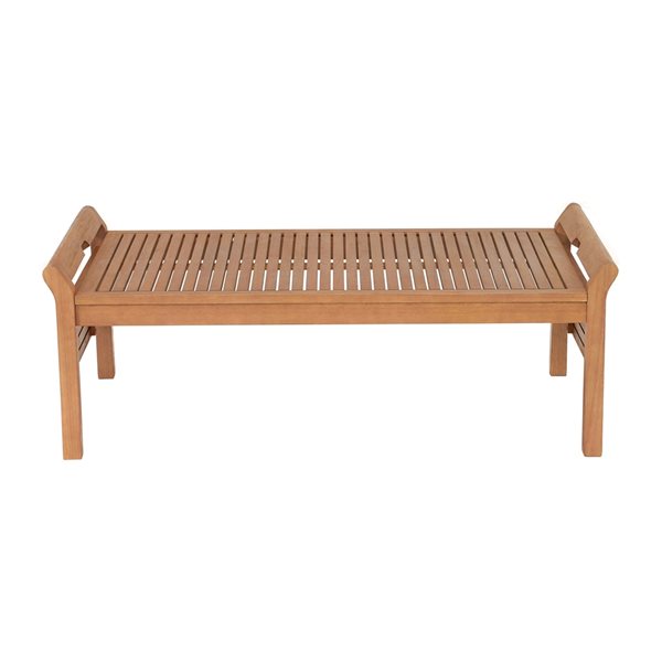 Alaterre Stamford Rectangle Outdoor Coffee Table 49-in W x 28-in L