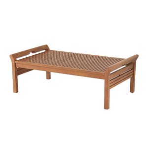 Alaterre Stamford Rectangle Outdoor Coffee Table 49-in W x 28-in L