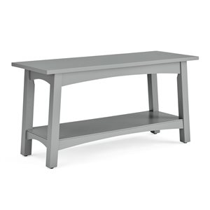 Alaterre Craftsbury Rustic Grey Accent Bench